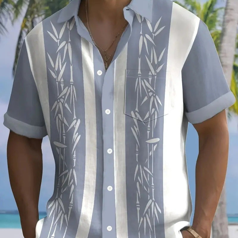 Short-sleeved Casual Beach Shirt