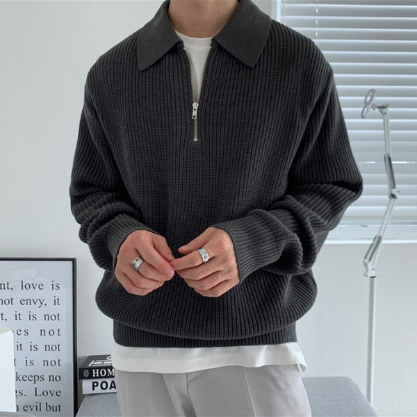 Men's Winter Loose Lightly Mature Knitwear sweater