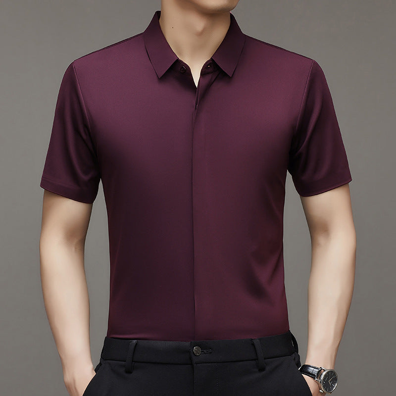 Seamless Men's Business Casual Shirt