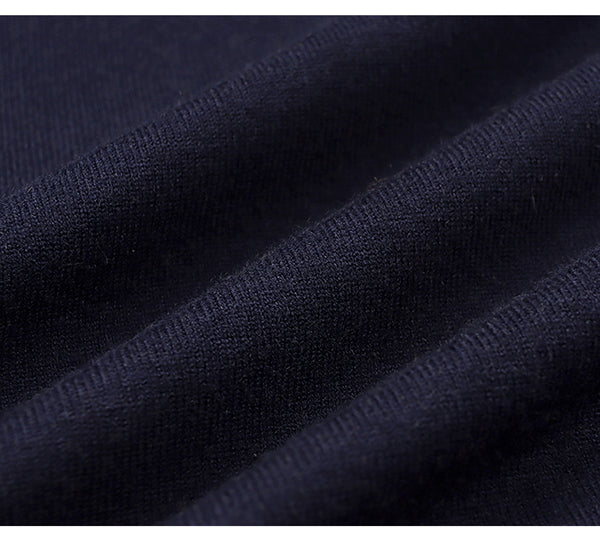 Men's Casual Business Lapel Wool T-shirt