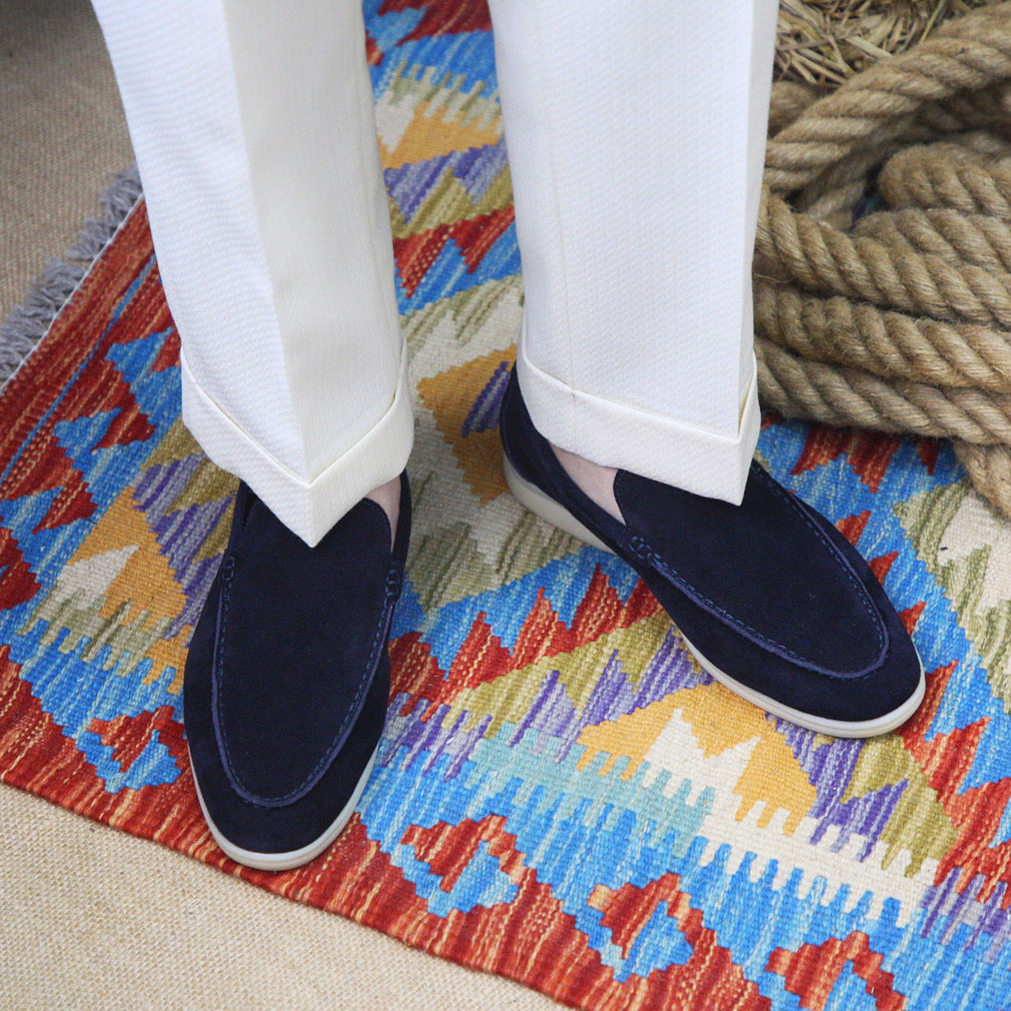 Cap Ferrat Suede Slip-On Loafer