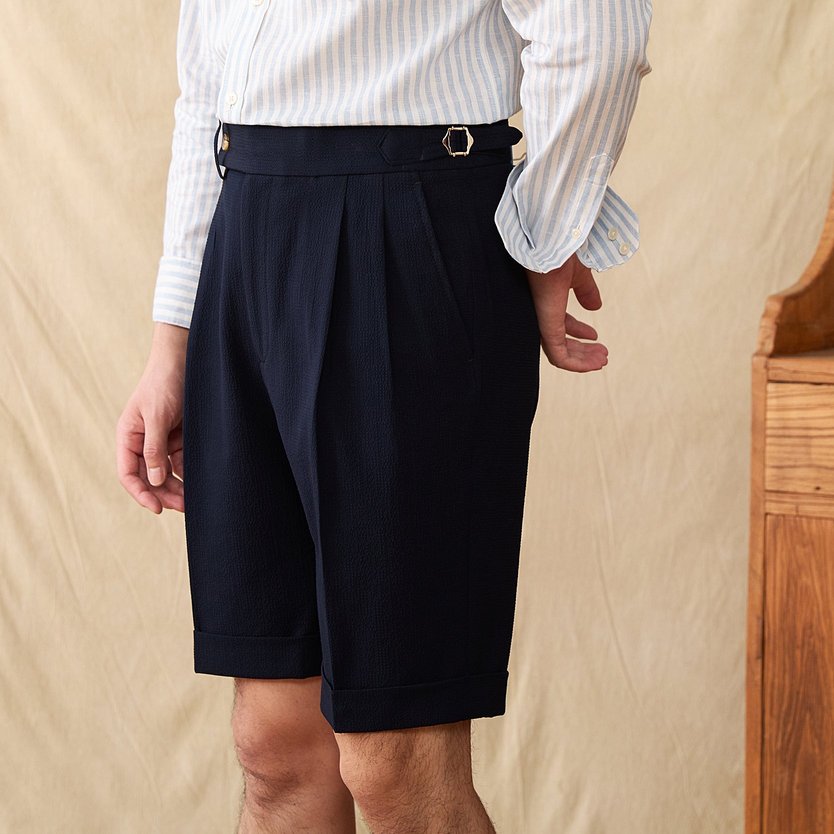 Summer Lightweight Men's Shorts British Italian Style