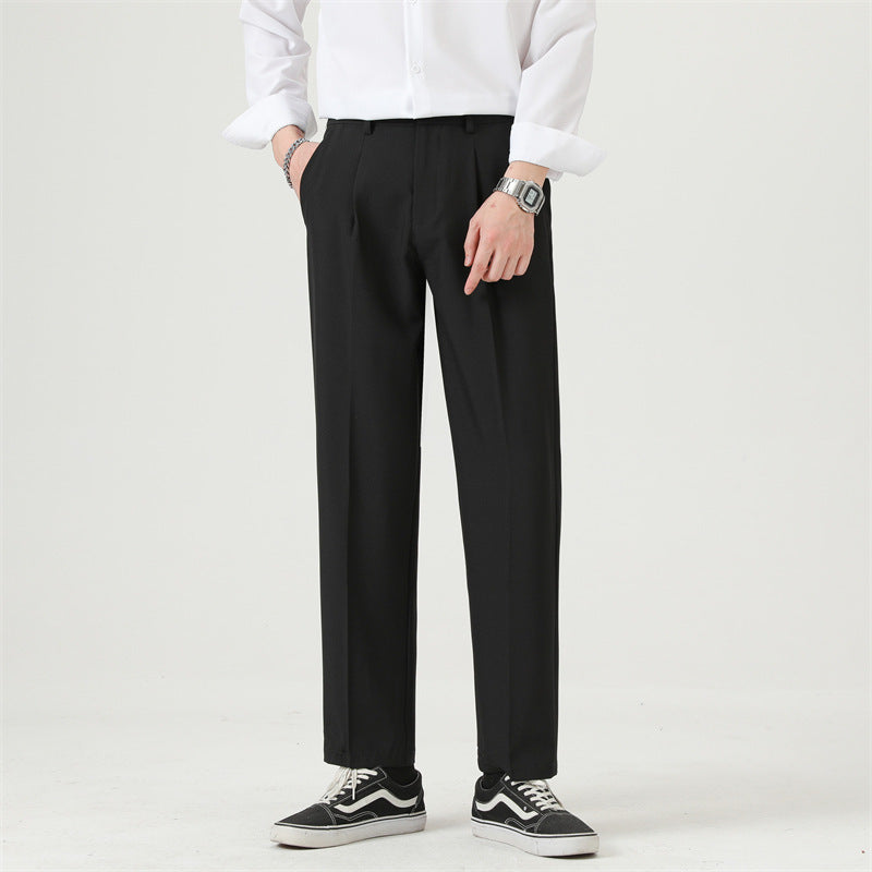 Men's Casual Business Ice Silk Trousers