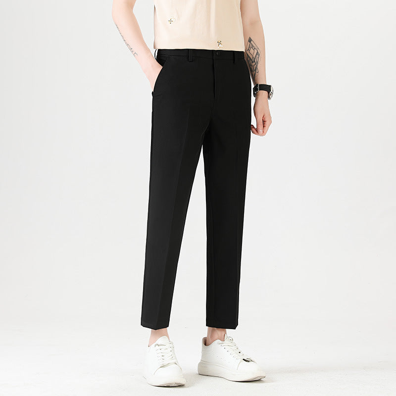 Men's Casual Small Trousers Stretch Pencil Pants