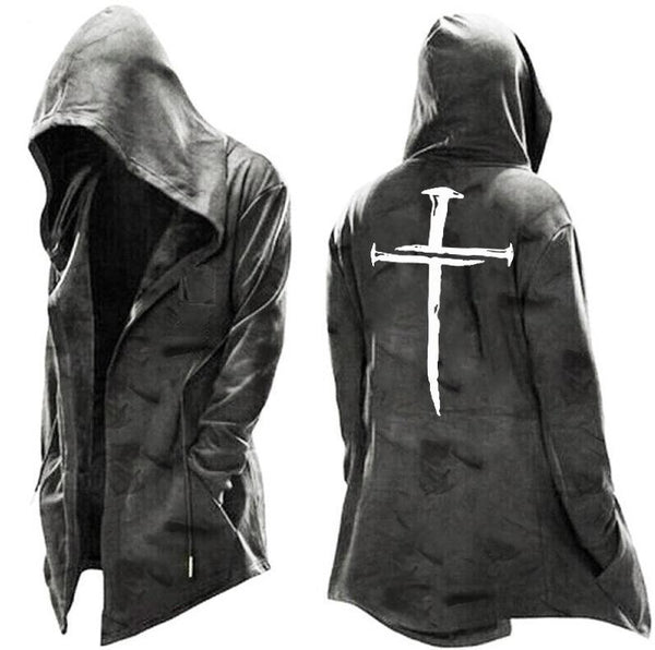 Men's Casual Hooded cloak