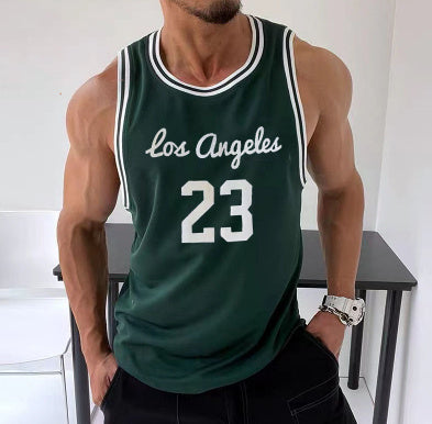 Mesh Quick-drying Sports Trendy Retro Jersey Men