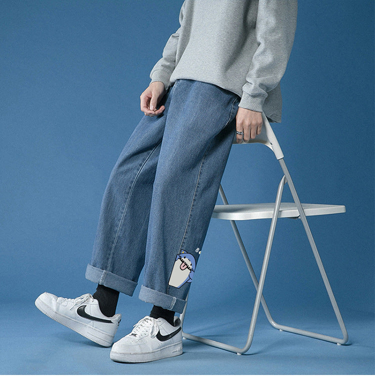 Pantalones casuales Jeans de colores claros para hombres
