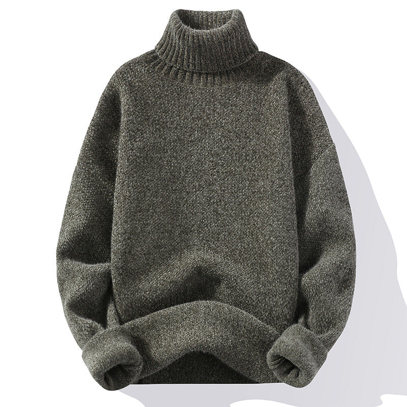 Maglione pullover spesso slim-fit da uomo