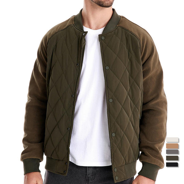 Leisure Coat Stitching Raglan Sleeve Coat For Men