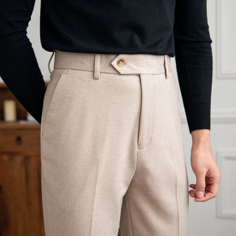 Commuter Thick Casual Retro Thickened Pants