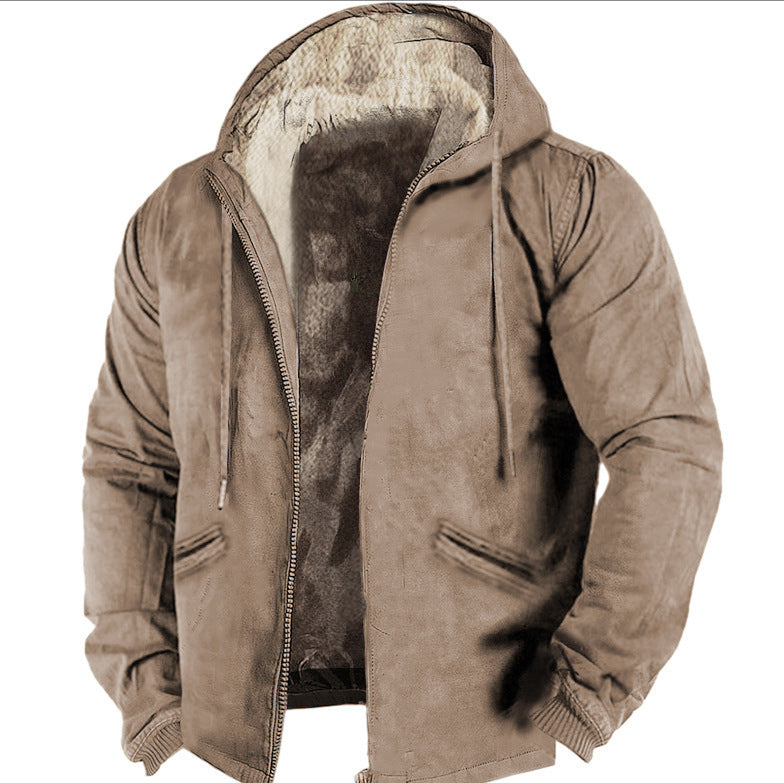 Fleece-lined Thick Winter padded Coat Jacket