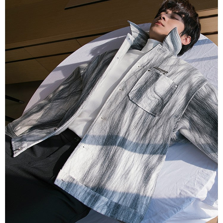 tie-dyed Casual Jacket for men