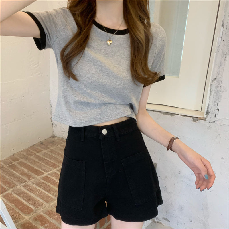 Slim Short Top women