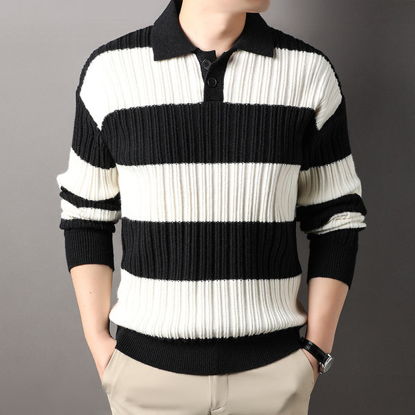 Loose Striped Casual Long Sleeve sweater