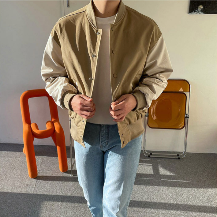 Baseball Jacket men Loose And Versatile