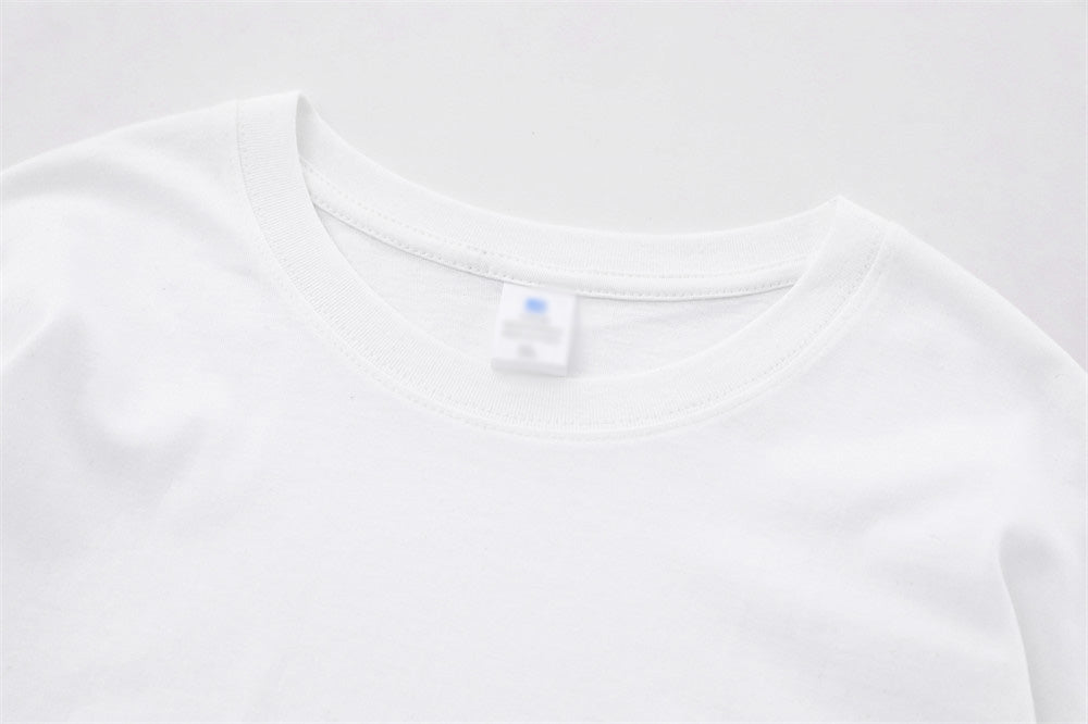 Men's Loose All-match Pure Color Casual T-shirt