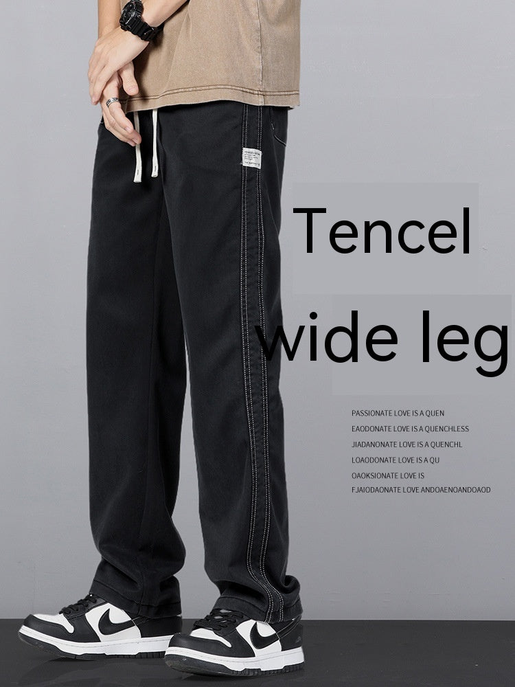 Men's Denim Loose Straight Trousers