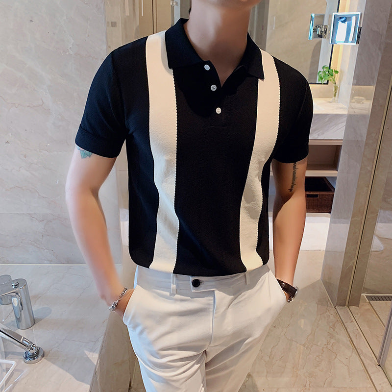 Summer Short-sleeved Knitted Casual POLO Shirt