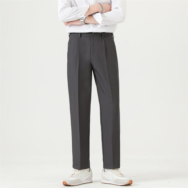 Men's Casual Business Ice Silk Trousers