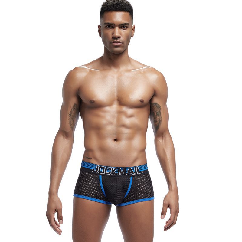 Men Boxer Breathable Mesh Underwear