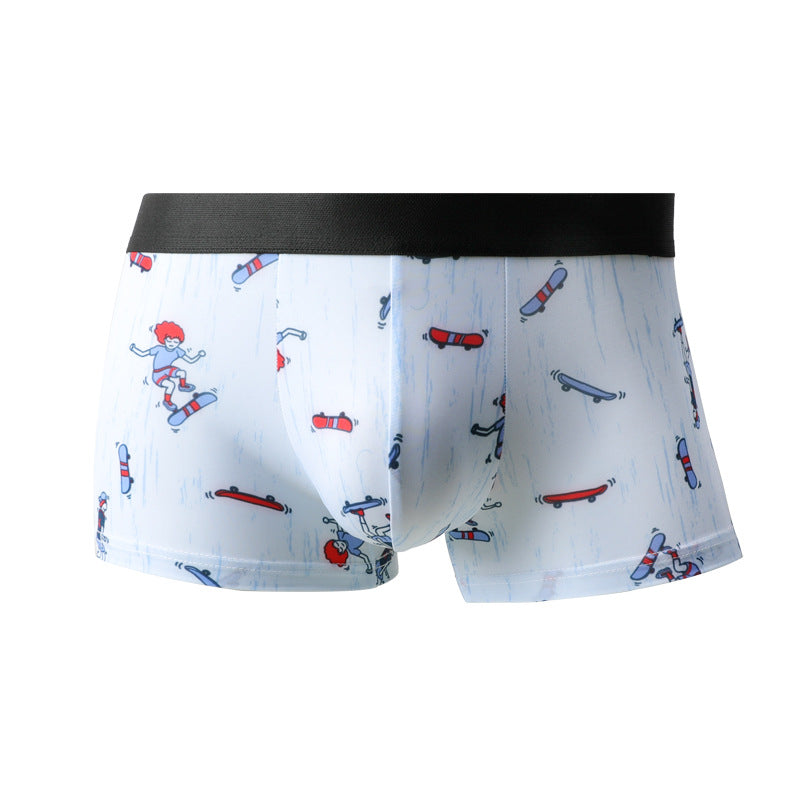 Men's Underwear Ice Silk Traceless Summer