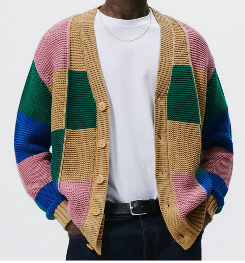 Men's Knitwear European And American Cardigan Sweater