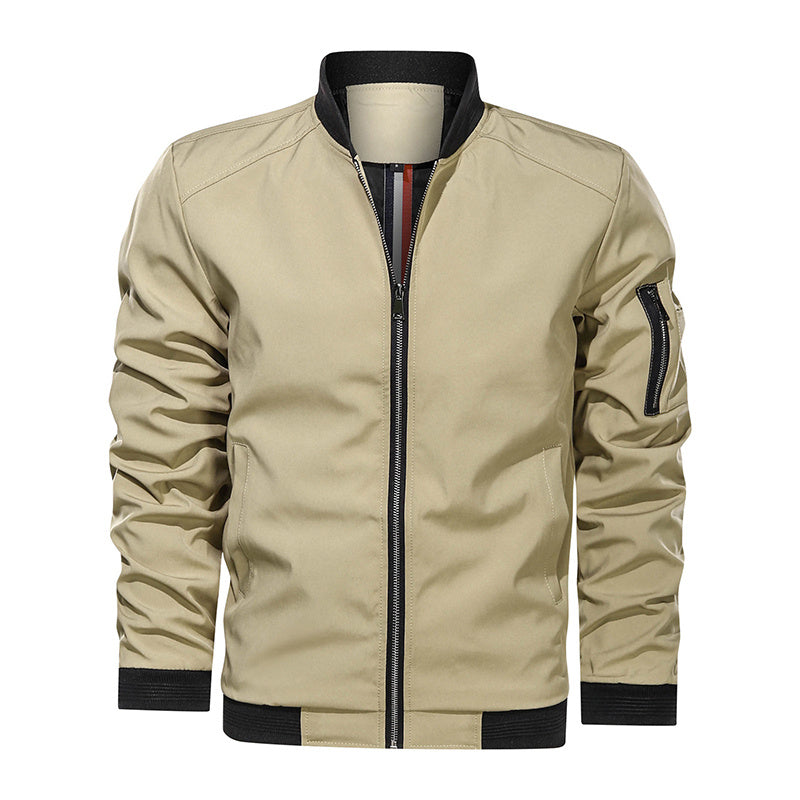 Spring Autumn Casual Bomber Jacket men