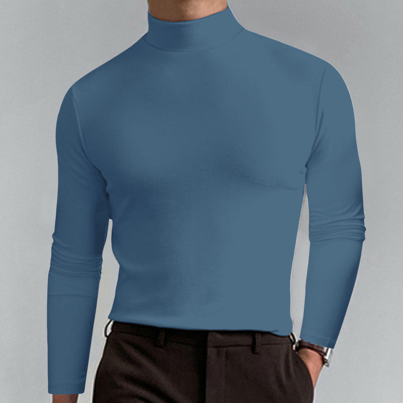 Autumn And Winter turtleneck long Sleeve T-shirt