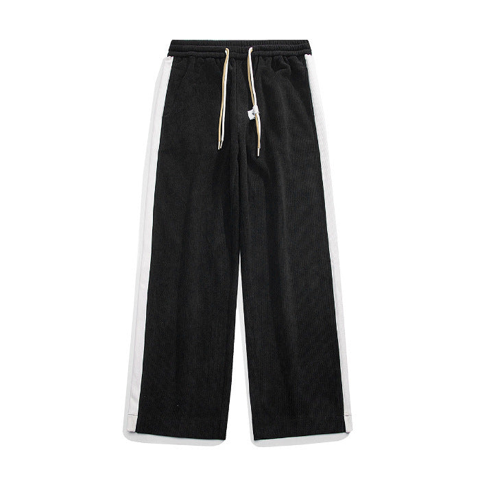 Corduroy American Thick Loose Mop Straight-leg Pants