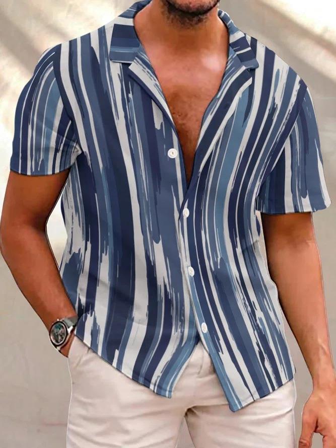 Men's Printed Stylish Beach Casual Shirt