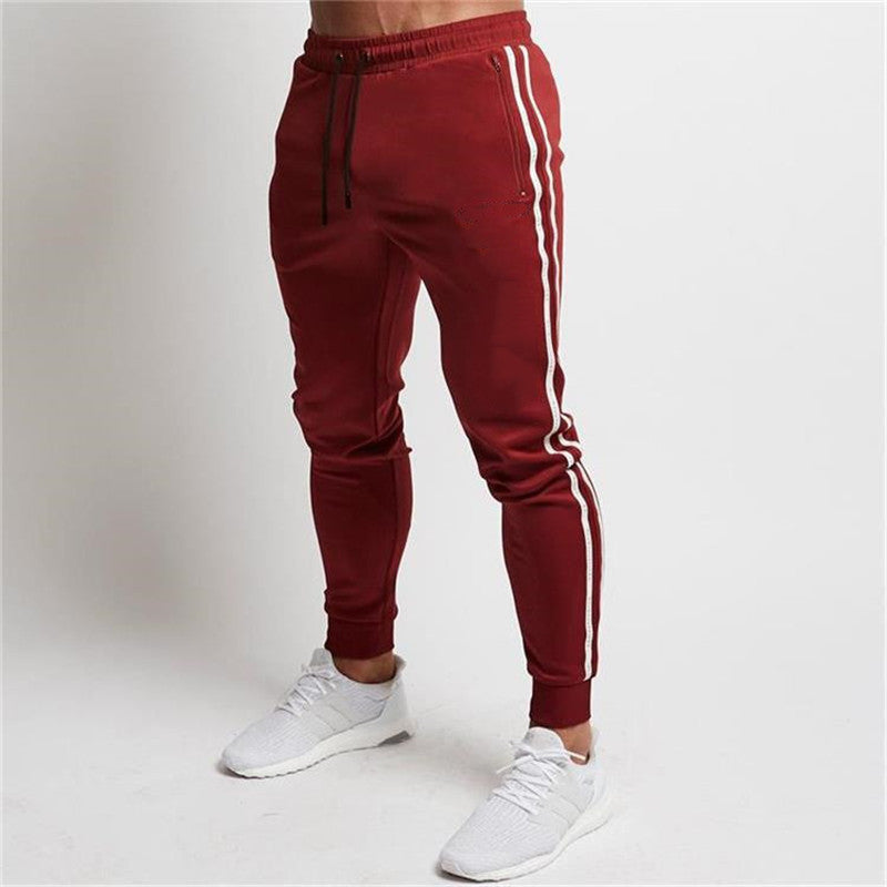 Sports cropped sweatpants men