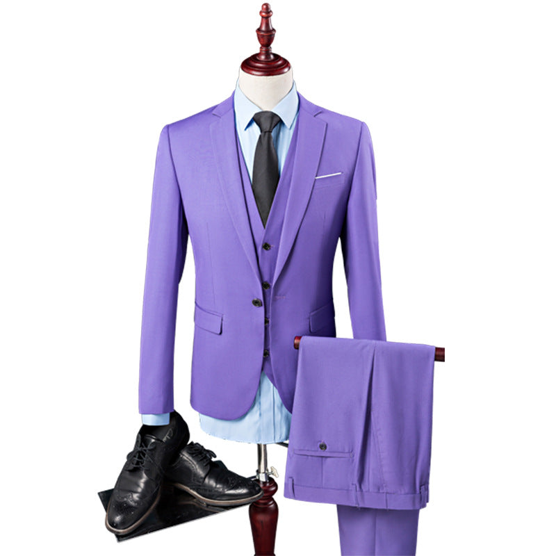 Business Casual Men's Slim Suit