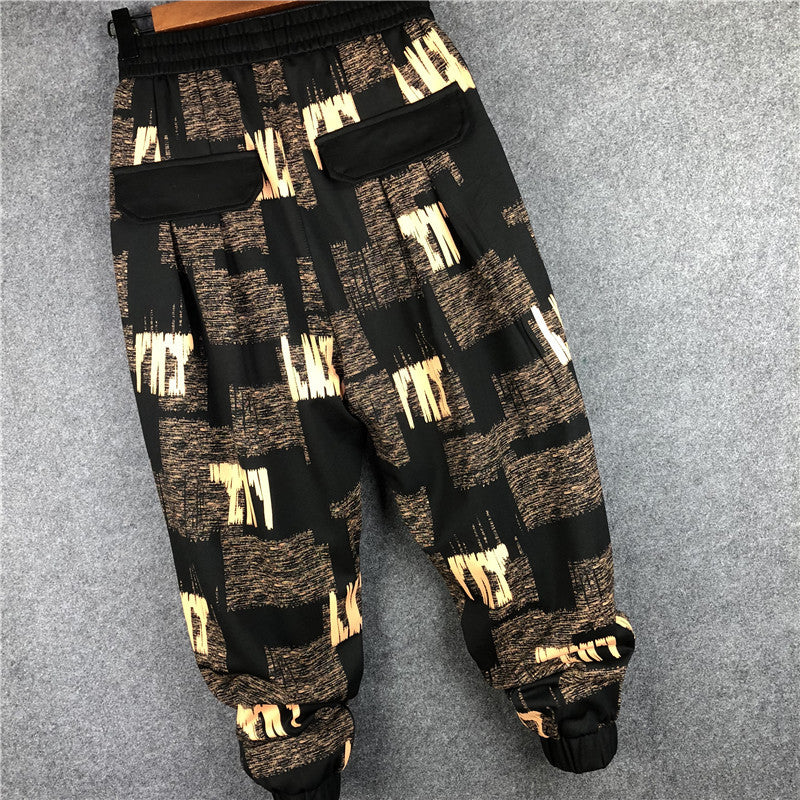 Men's Loose Fitting Printed Casual Pants