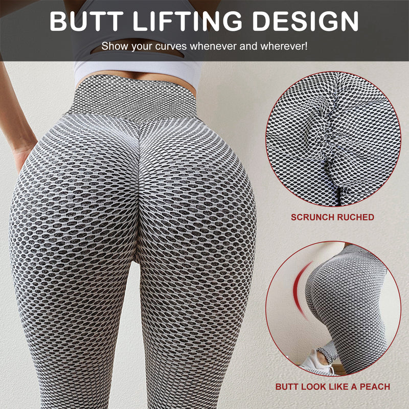 Women Butt Lifting Workout Tights Plus Size Sports High Waist Yoga leggings Pants