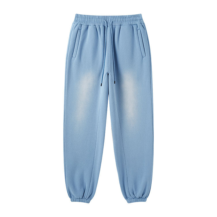 Elasticated Trousers Waist Pants Washed Gradient