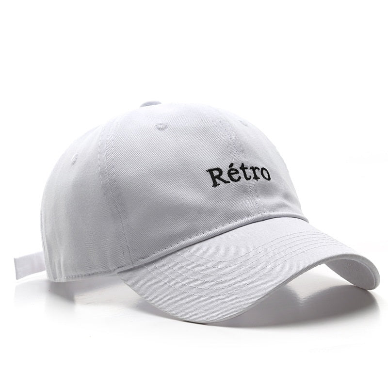 Sports Casual Soft Top Cotton Letters Embroidered Peaked Cap