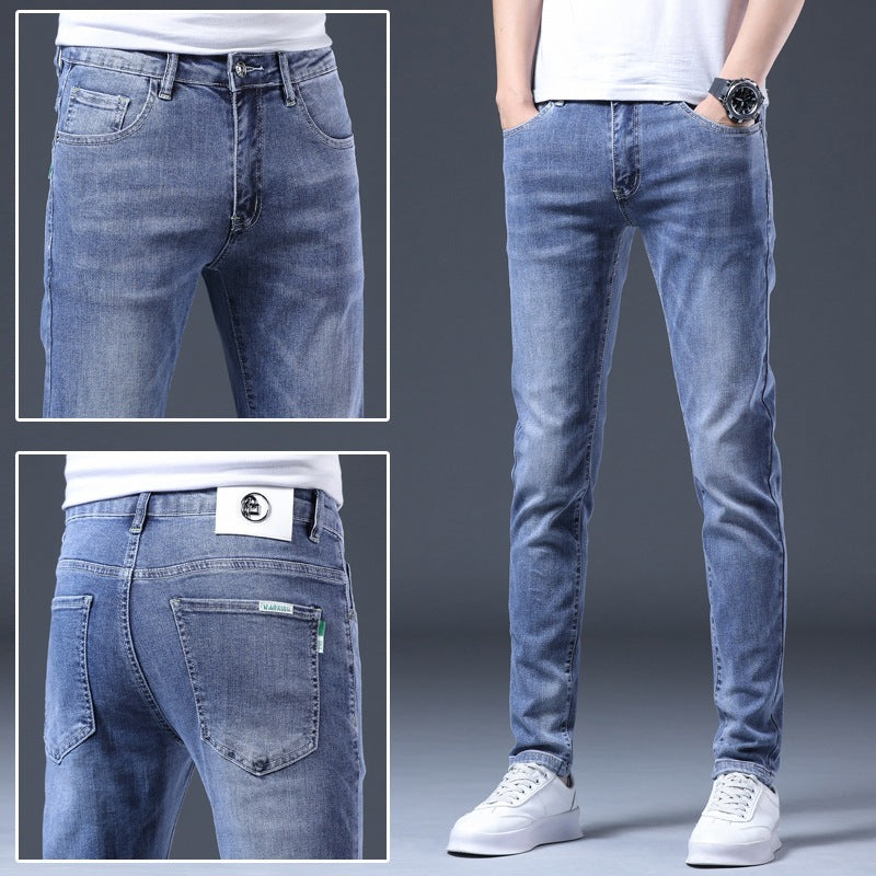 High End Blue Summer Jeans Men