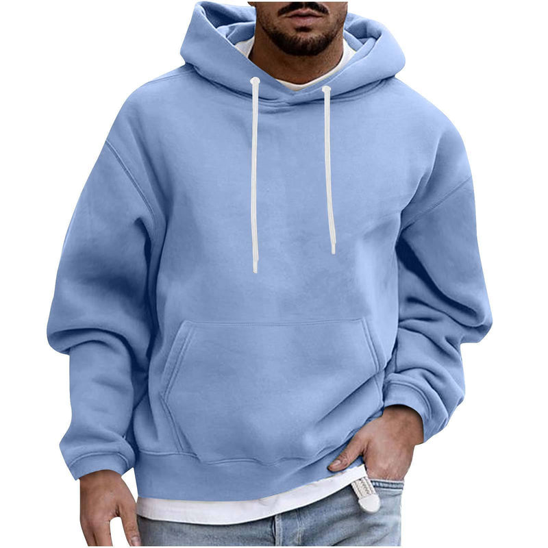 Men's Solid Color Casual hoodie