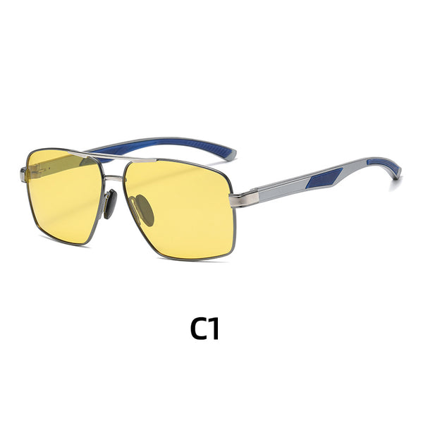 Gafas de sol Gafas de sol polarizadas que cambian de color de moda para hombres
