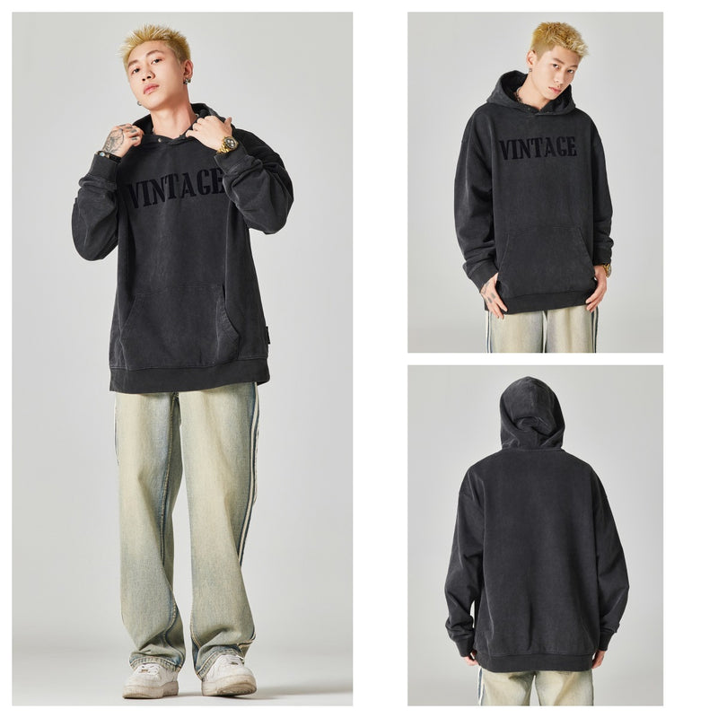 Men's Casual Hooded Cotton Sweater