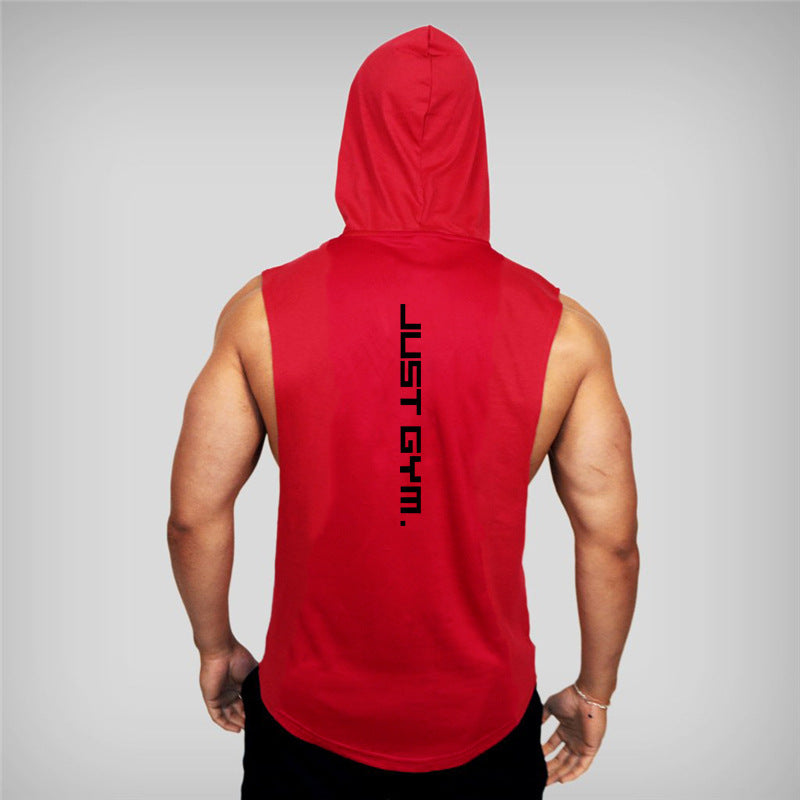 Fitness hooded Vest Men