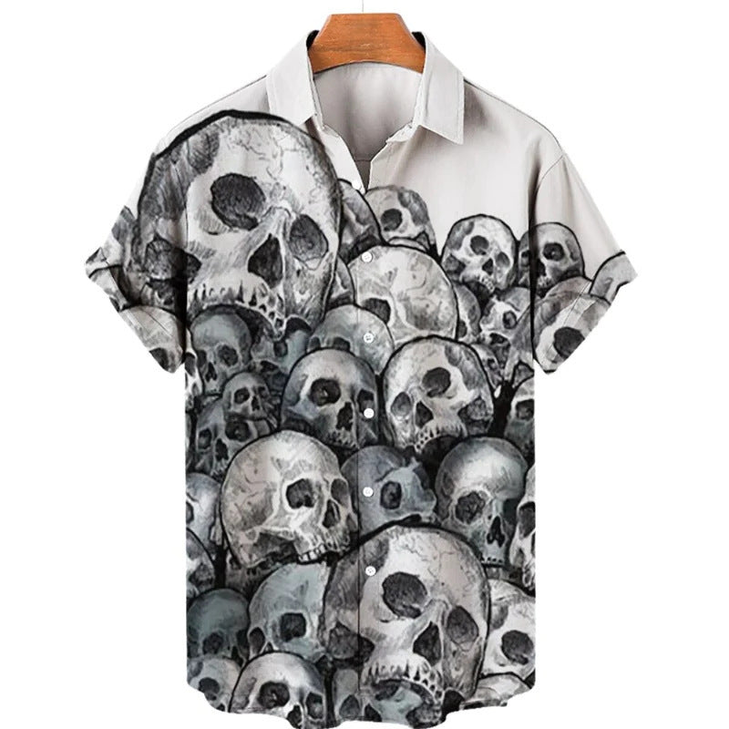 Men's Short-sleeved Summer Seaside Vacation shirt