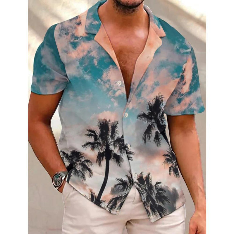 Men's Printed Stylish Beach Casual Shirt