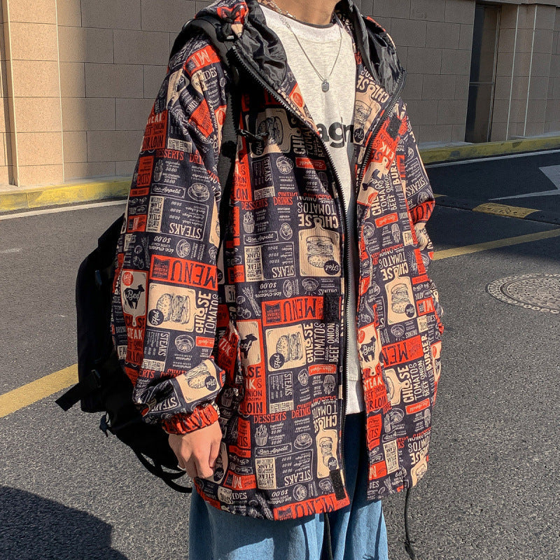 Ruffian Handsome Fried Street Coat Printed Jacket