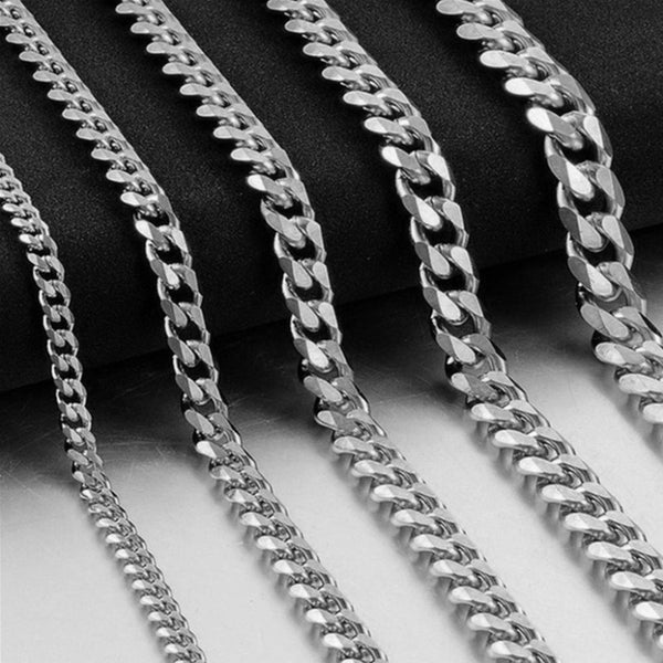 Stainless Steel Single Buckle Grinding Edge Titanium Steel Chain
