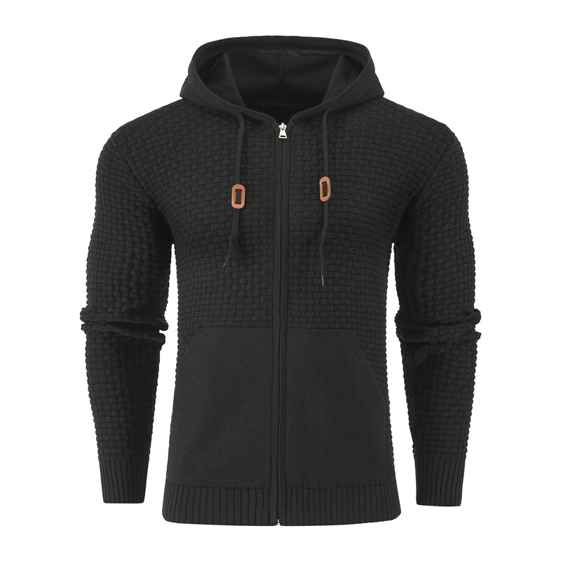 Four Seasons Knitting Zipper Hoodie