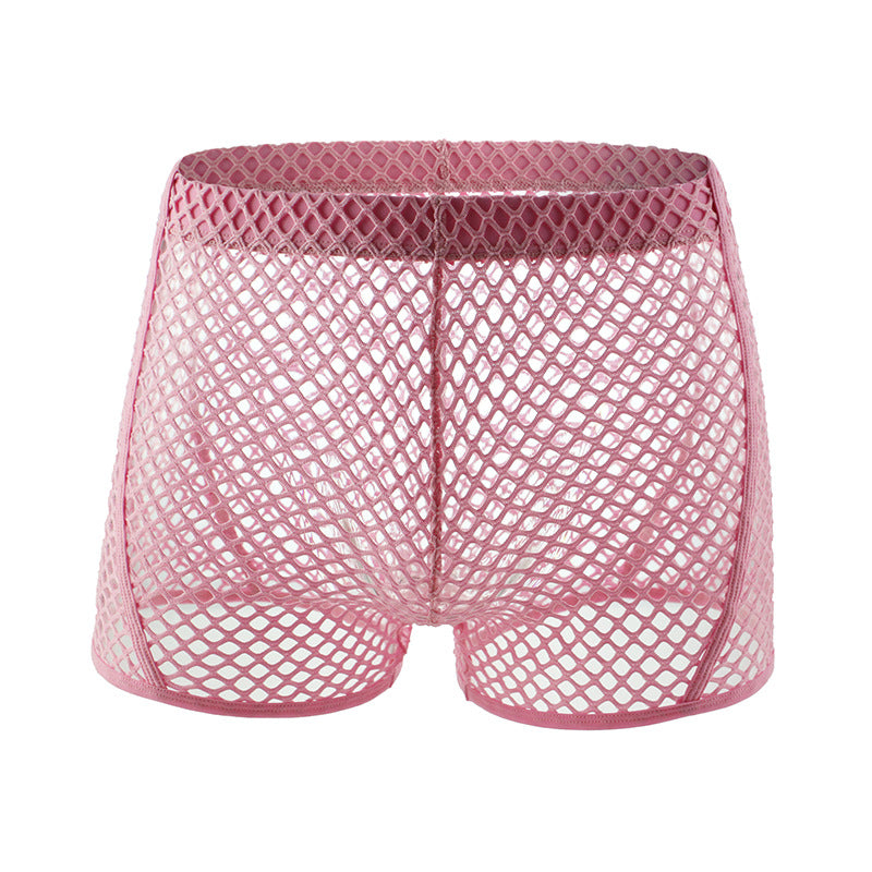 Men's Boxers Shorts Fishnet Breathable And Transparent underwear