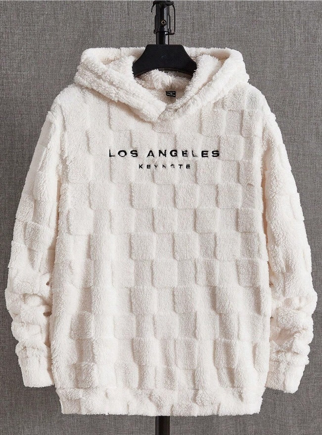 Hooded Loose Lamb Wool Pullover sweater