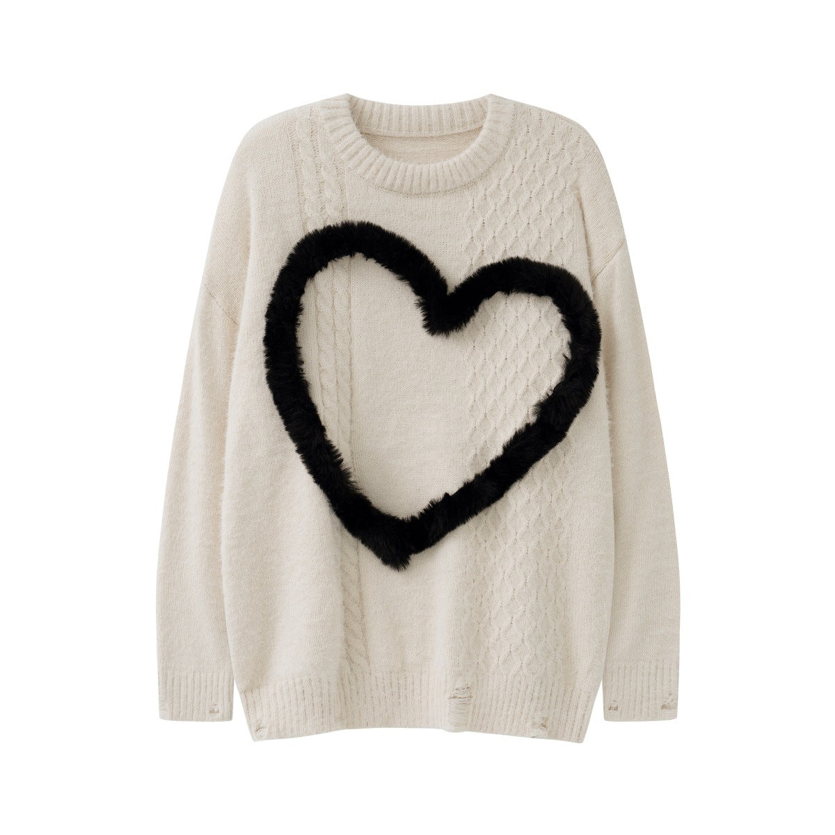 Maglione tridimensionale Velvet Love