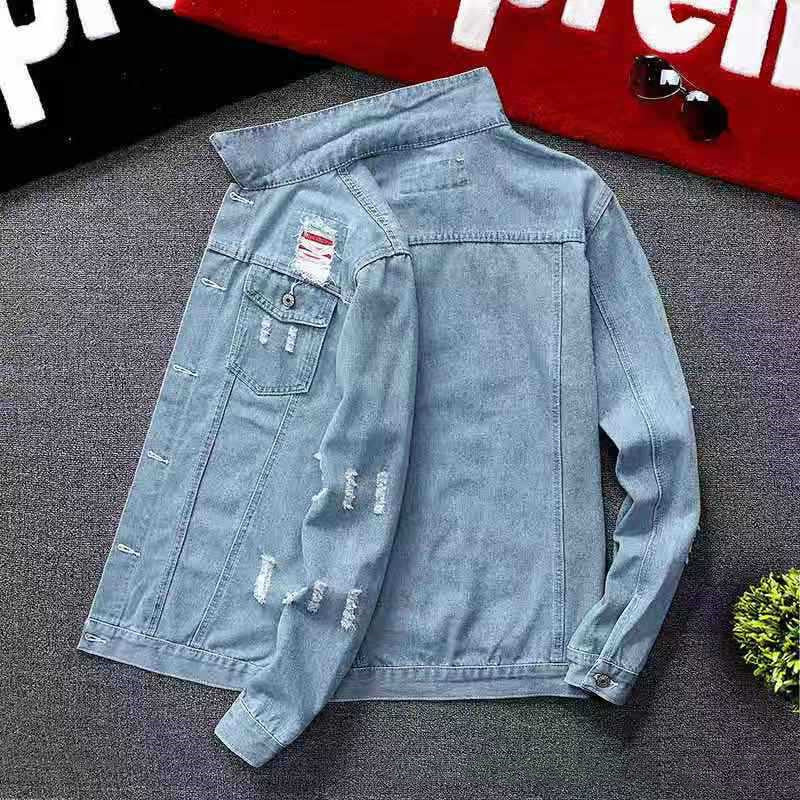 Men's Fashion Casual Denim Slim-fit Coat